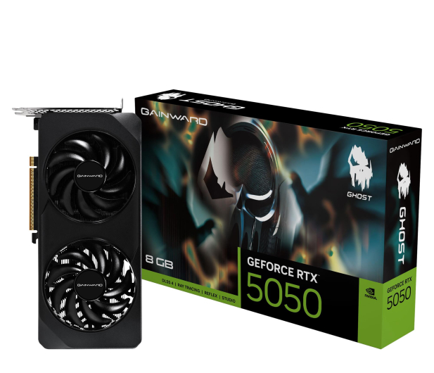 GAINWARD GeForce RTX 5050 Ghost Dual 8GB GDDR6 DLSS4 NE65050019P1-GB2070B - 1344489 - zdjęcie